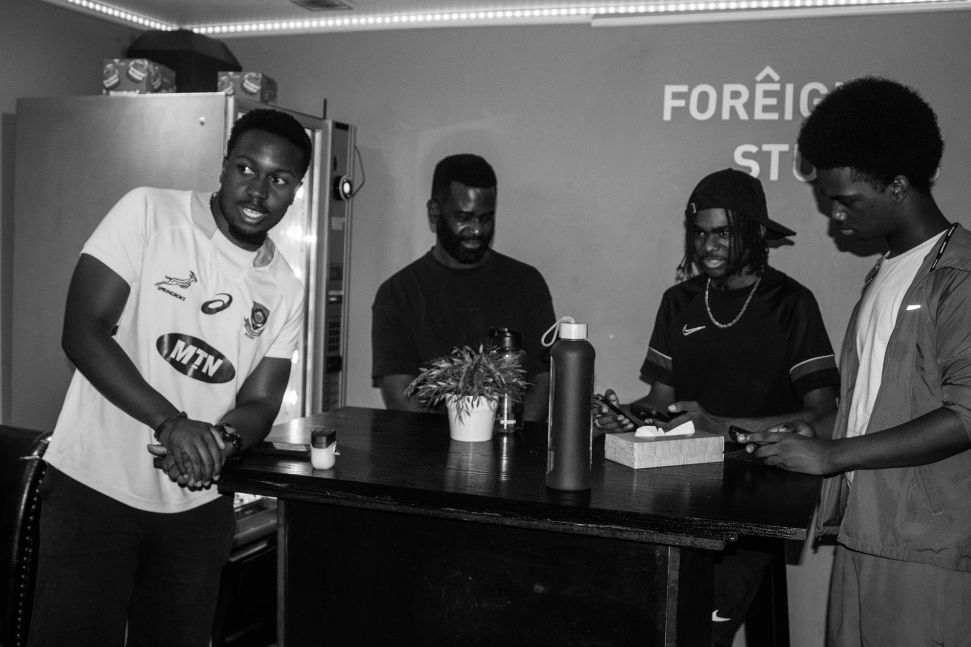 TAPSS with artists in the studio